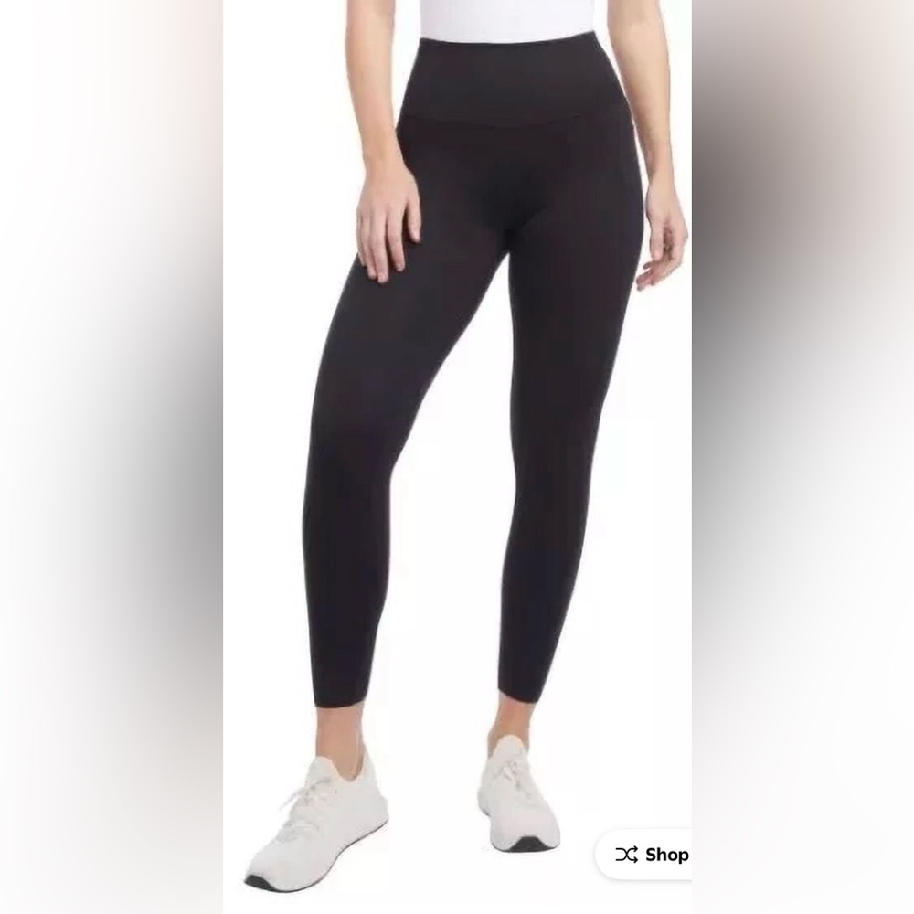 Danskin Ladies' High Rise Brushed Tight with Reflective dots